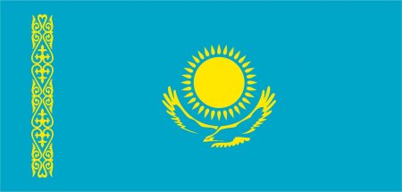 Государственный флаг Республики Казахстан